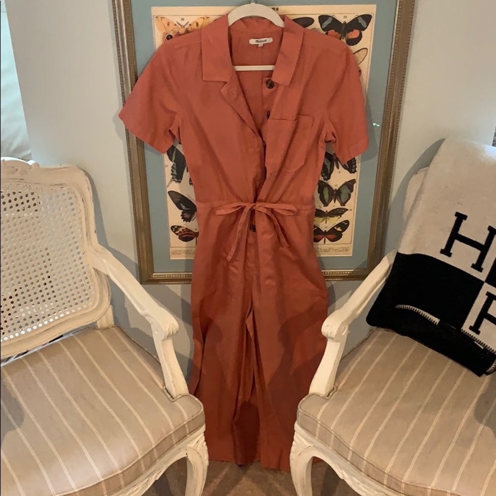 Precious wide-leg Madewell utility jumpsuit 🤍✨